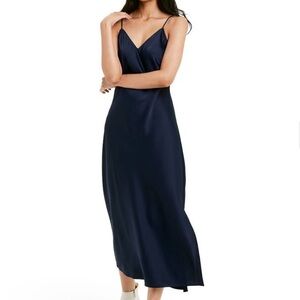 NWT Nili Lotan x Target Women's Slip Dress in Navy Size S